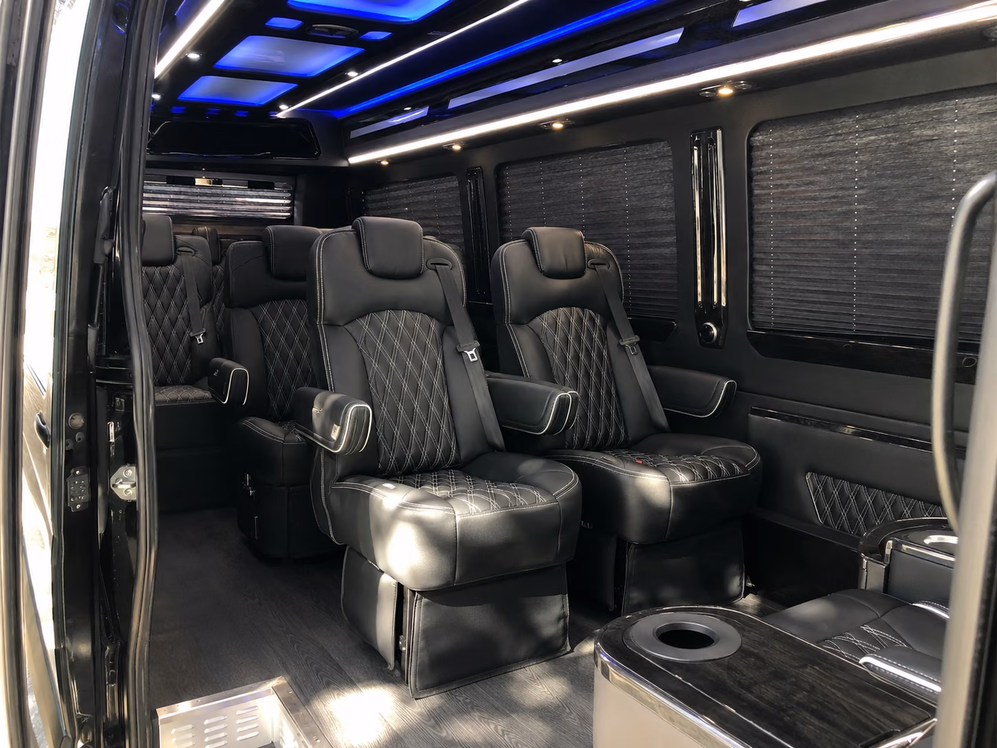 league city 10 passenger sprinter van interior