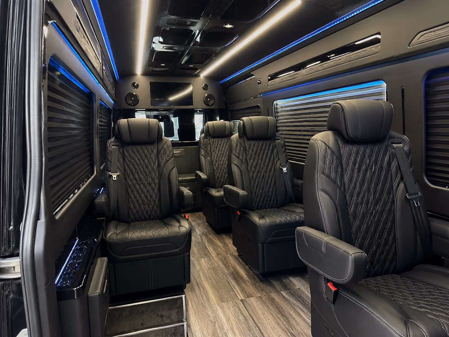 league city 15 passenger sprinter van inside