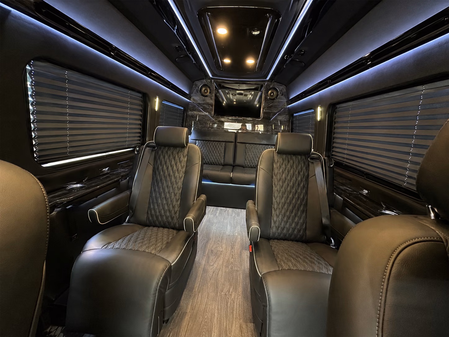 league city 15 passenger sprinter van interior