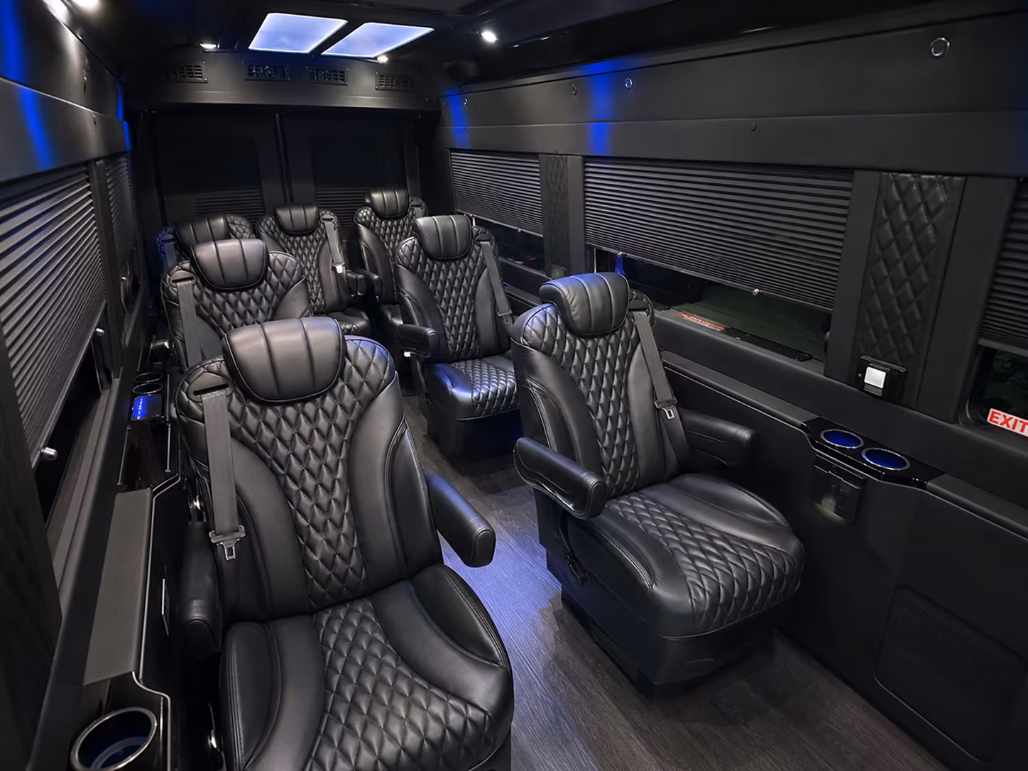 league city 18 passenger sprinter van inside