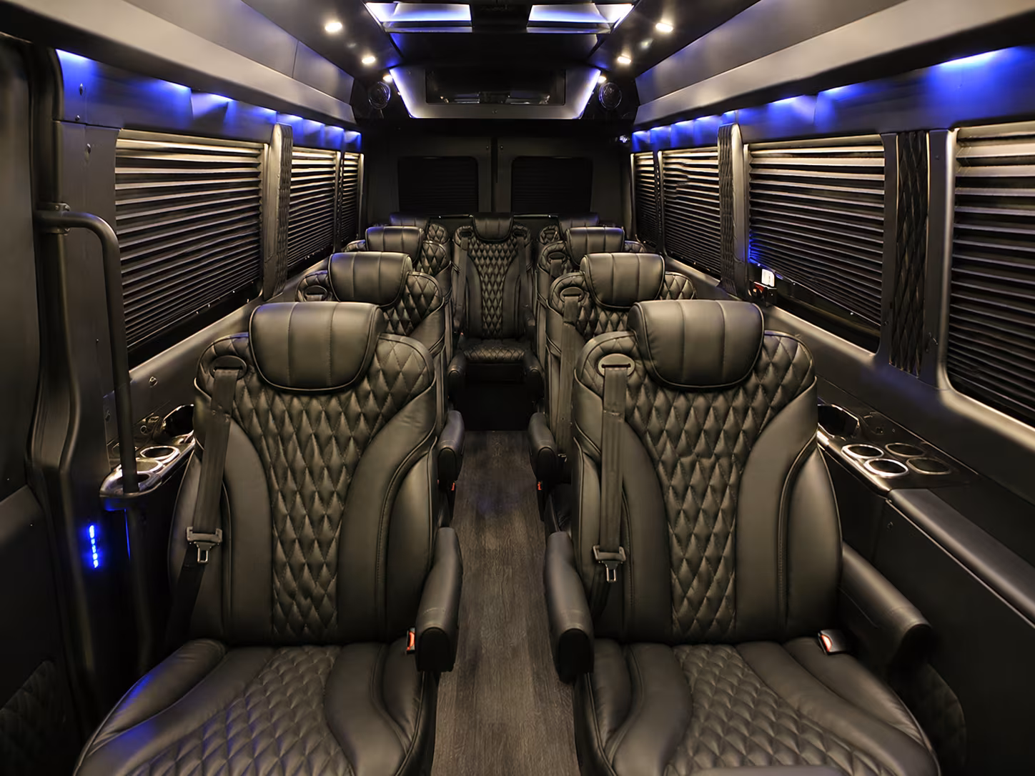 league city 20 passenger sprinter van interior